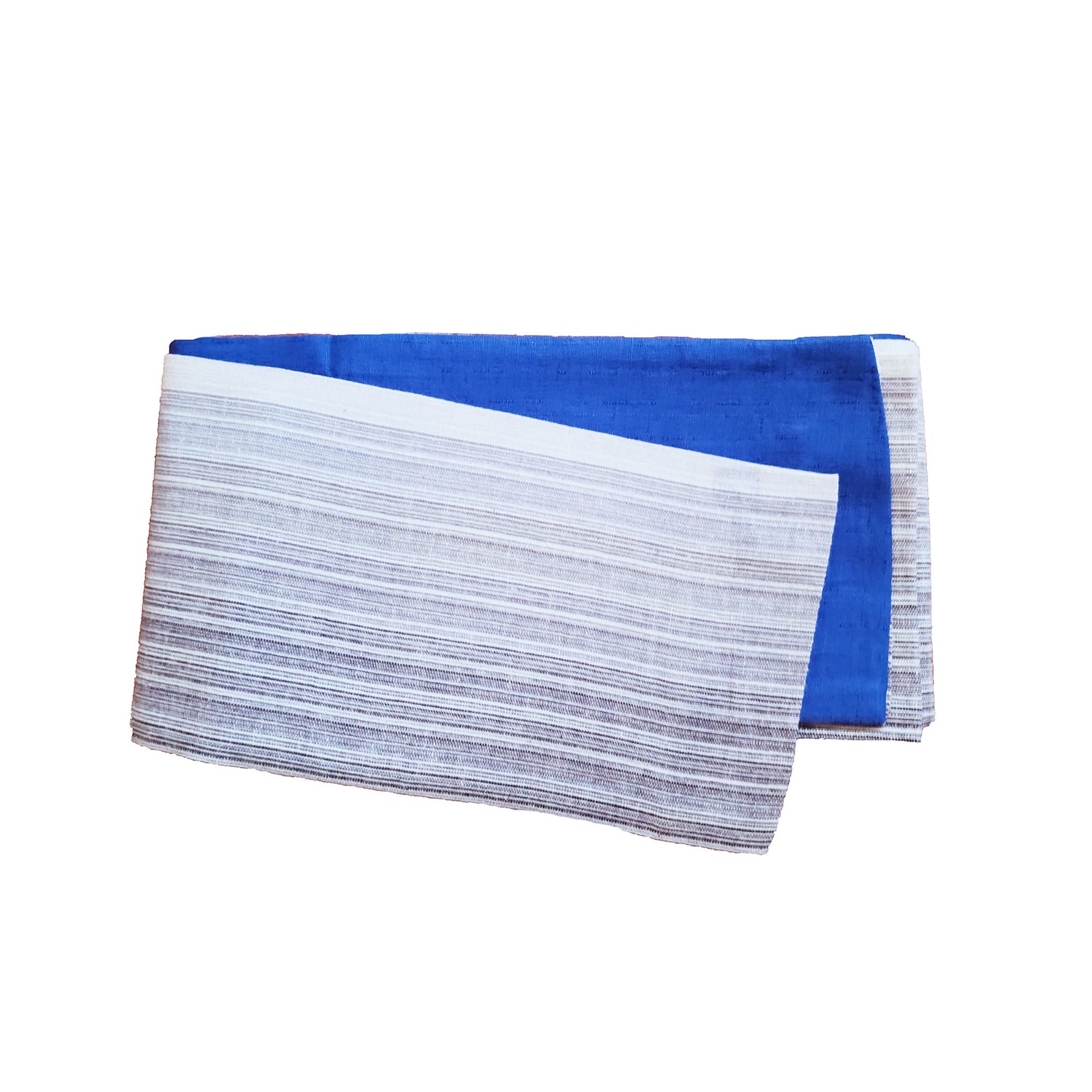 Japanese Hanhaba Flat Obi Belt - Gradient Black/Blue