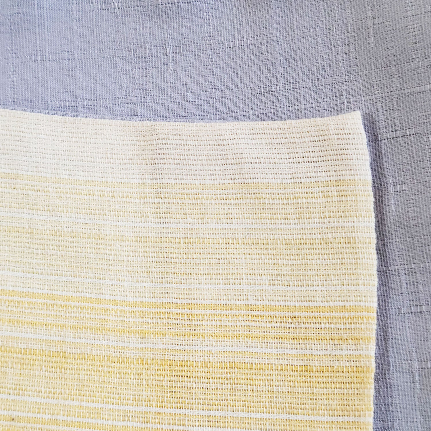 Japanese Hanhaba Flat Obi Belt - Gradient Yellow/Gray