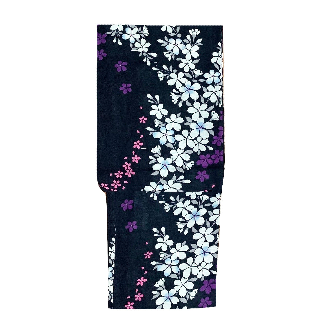 Yukata Kimono - Cherry Blossoms Black