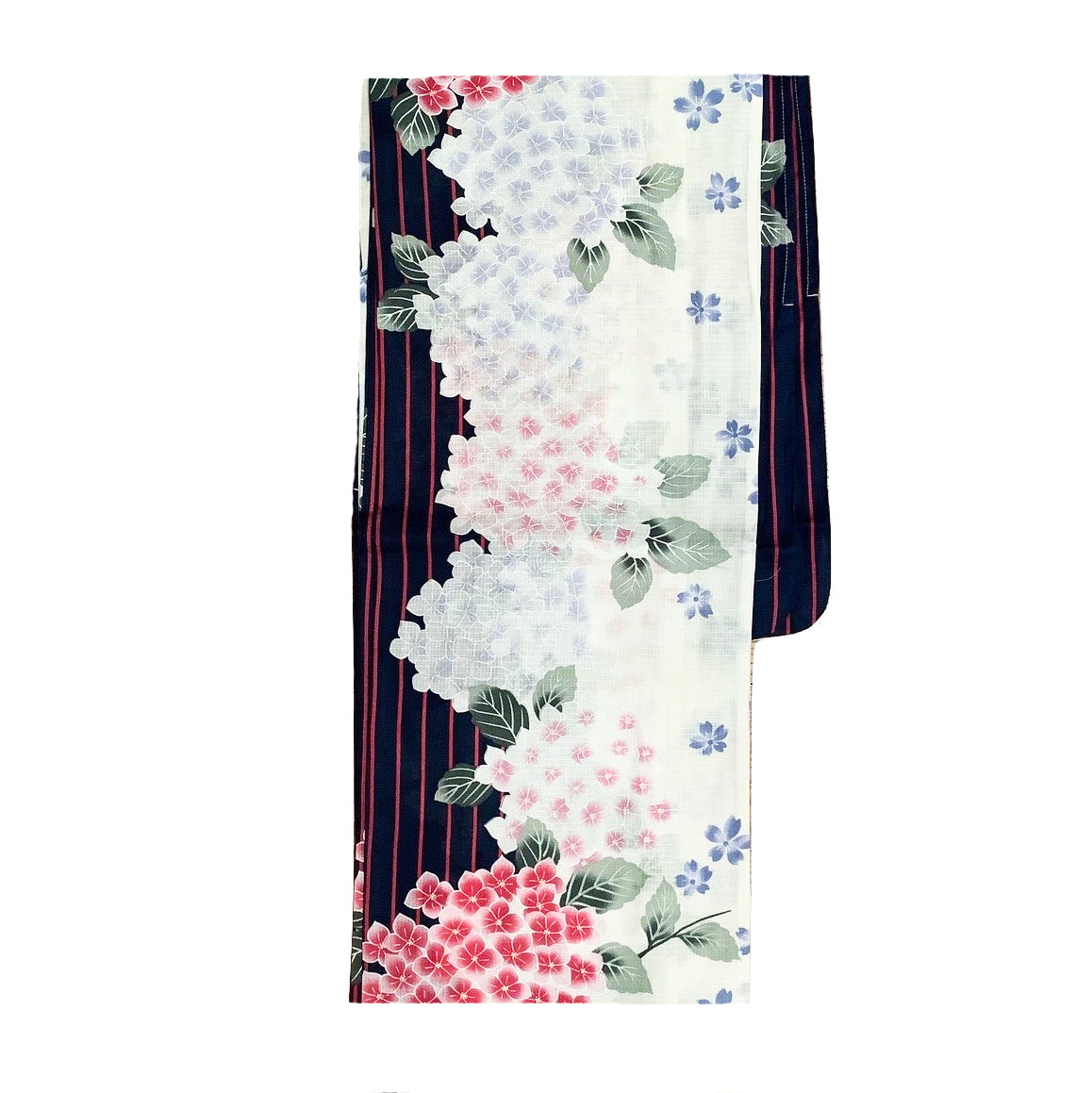 Yukata Kimono - Hydrangea White
