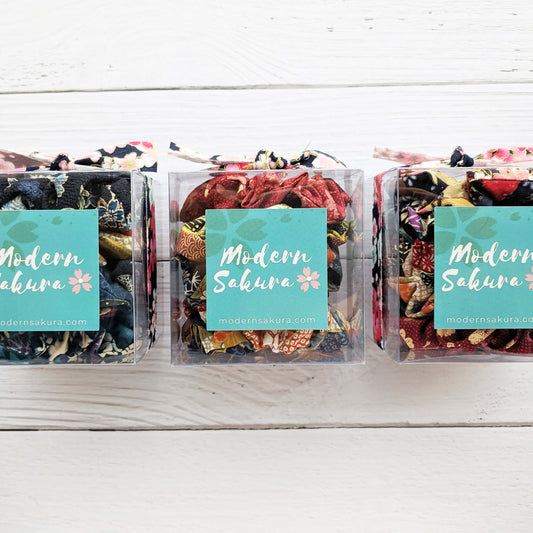 Japanese Fabric Scrunchie Gift Set
