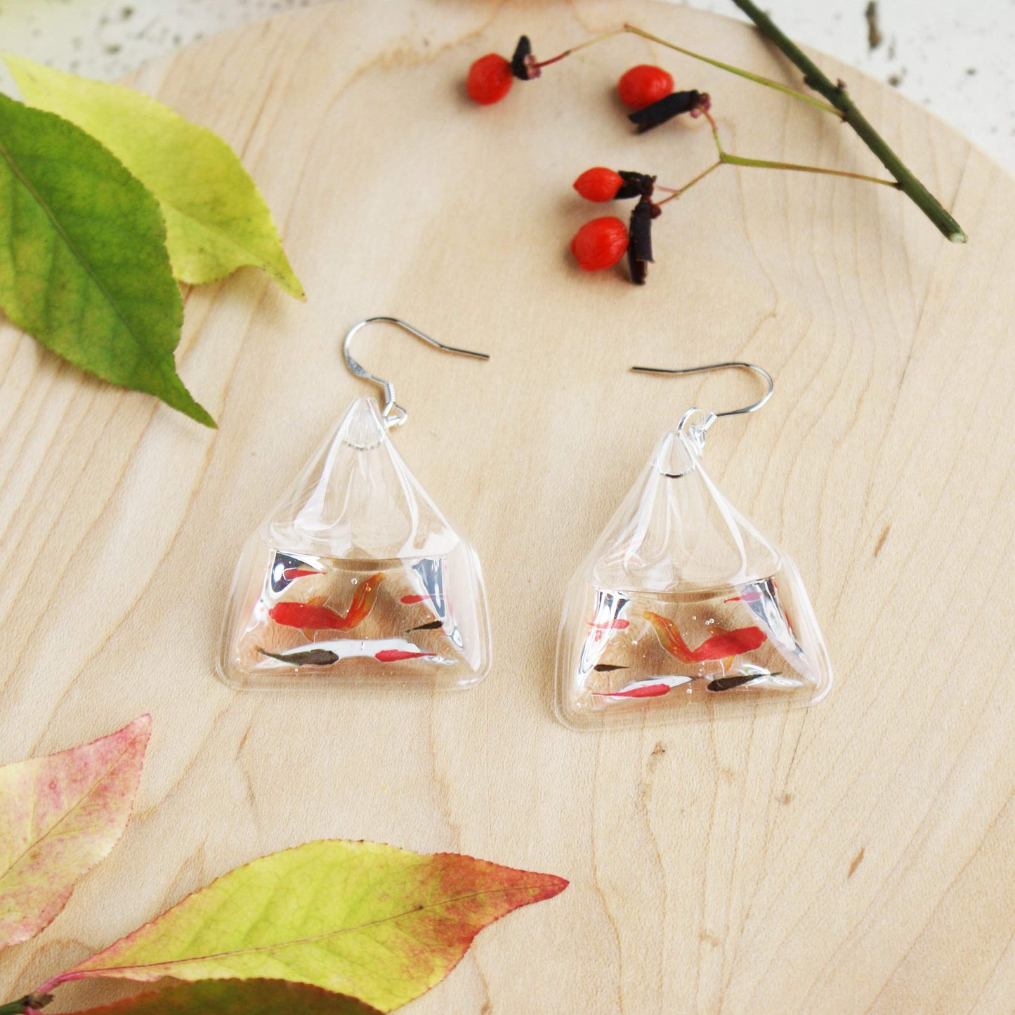 Japanese Fish Pond Earrings