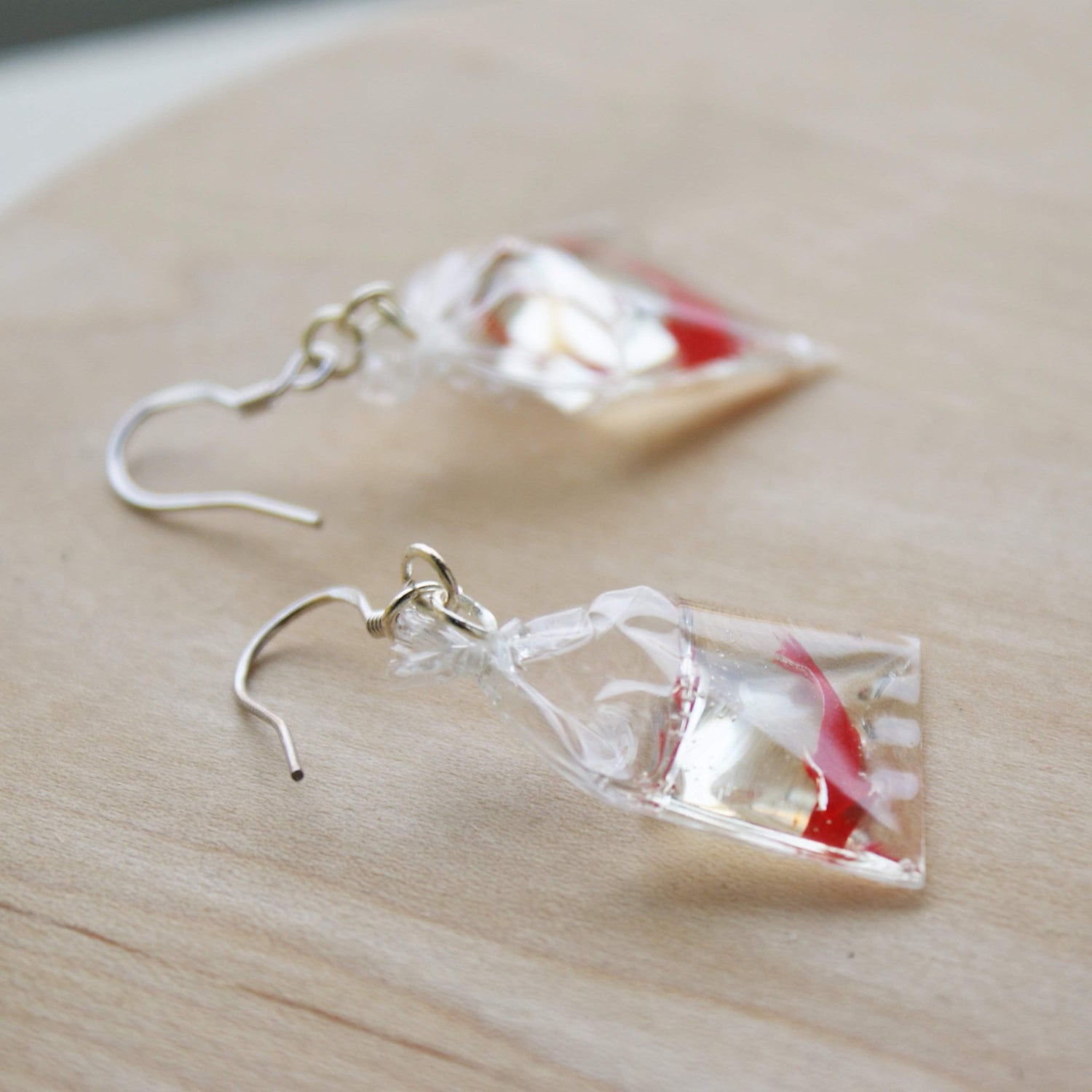 Japanese Koi Fish Resin Earrings