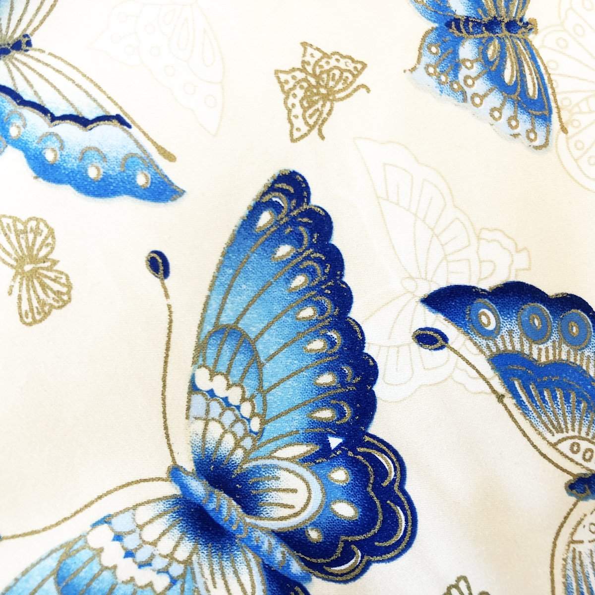Kimono Knot Bag Wristlet Butterfly Beige - Pattern