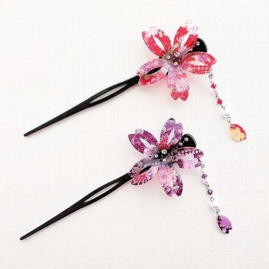 Sakura Swaying Petal Hair Stick by Cocoluck Japan