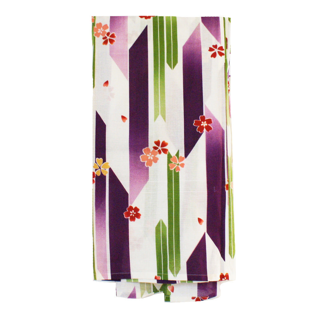 Yukata Kimono - Cherry Blossom White
