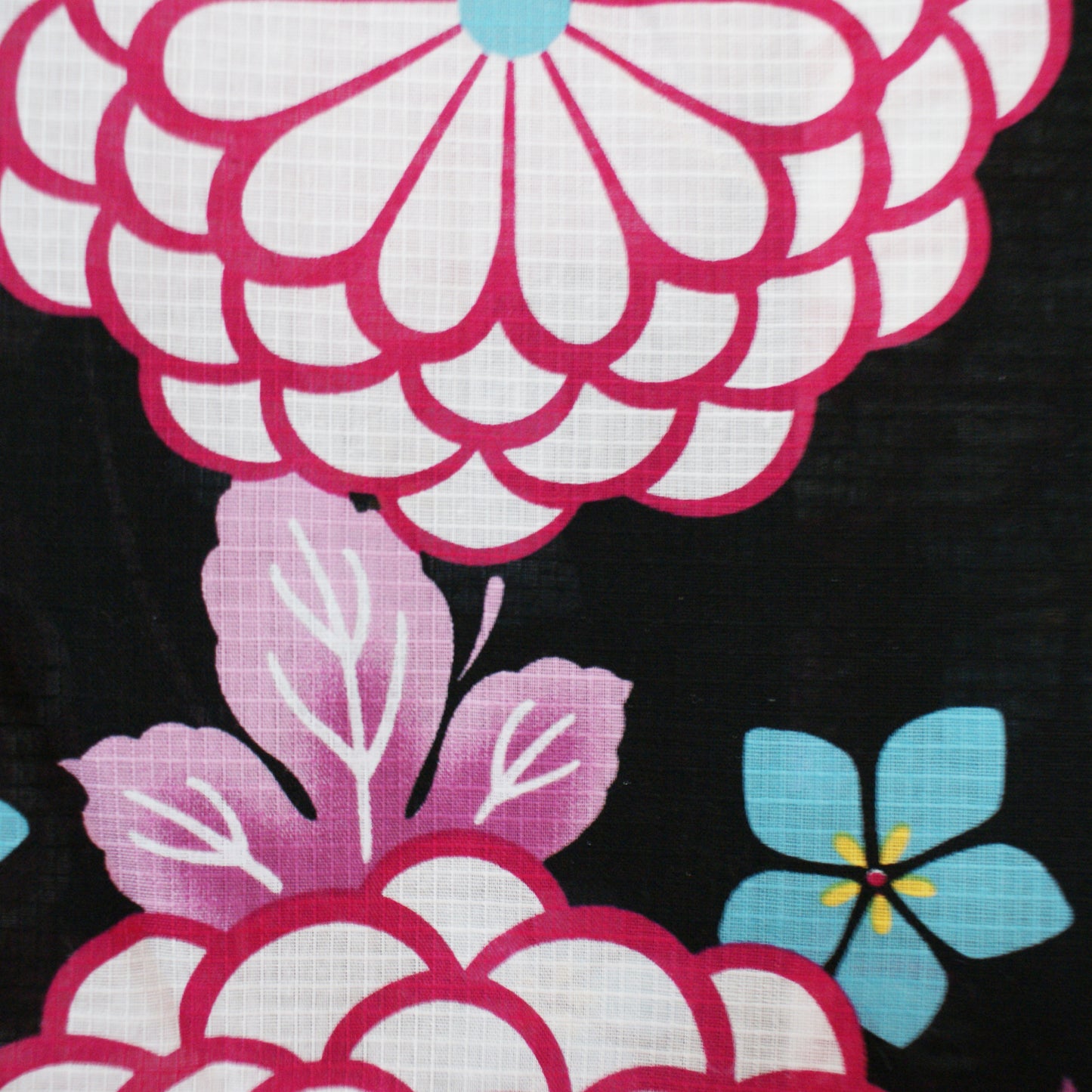 Yukata Kimono - Floral Black