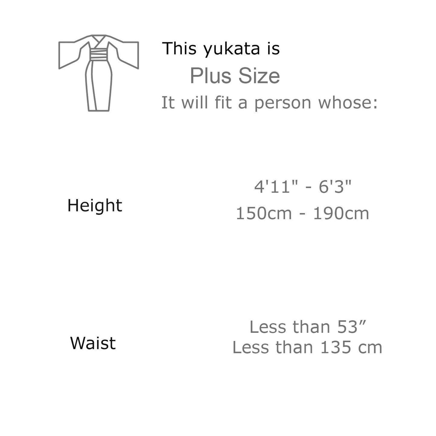 Yukata Kimono Plus Size - Hydrangea Green (Style #2470) ( Discontinued )